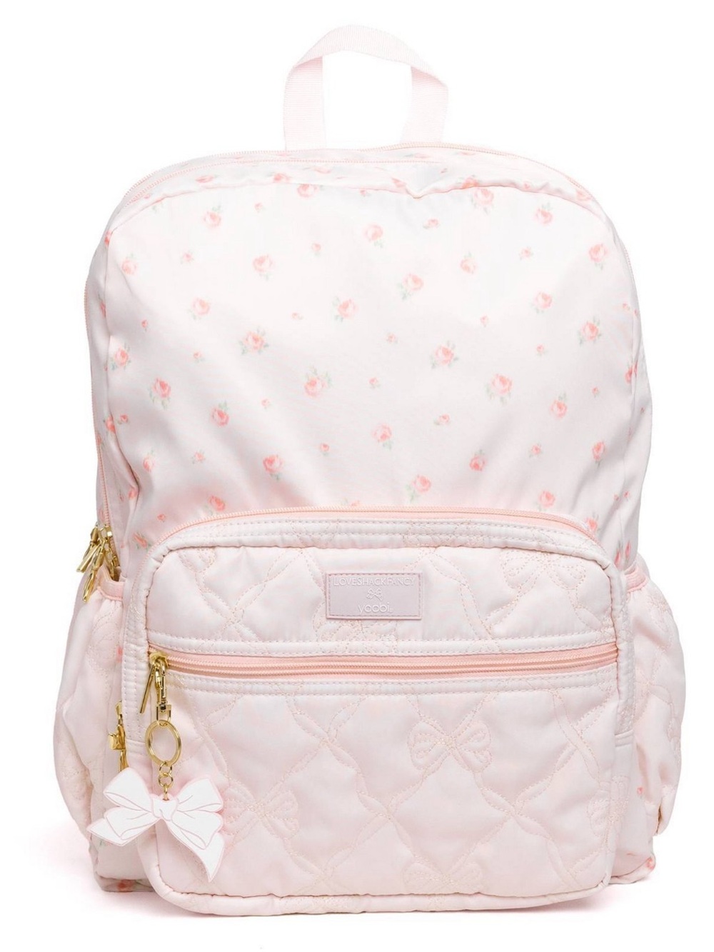 LoveShackFancy x Target - Yoobi Rosettes Ditsy Backpack ballet bloom pink